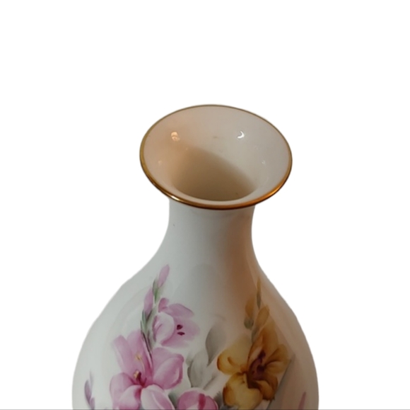 Vintage 1940's Noritake Nippon Toki Kaisha Signed Hand Painted Vase 7x4.25 - Picture 2 of 7